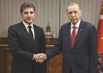 Erdoğan, IKBY Lideri Neçirvan Barzani ile görüştü