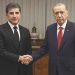 Erdoğan, IKBY Lideri Neçirvan Barzani ile görüştü