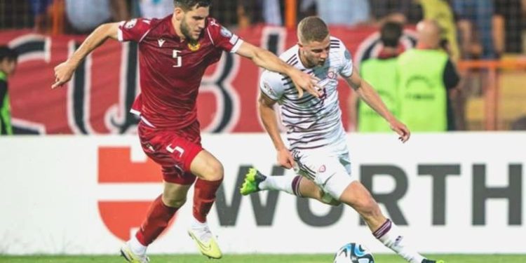 Ermenistan, Letonya’da mağlup etti