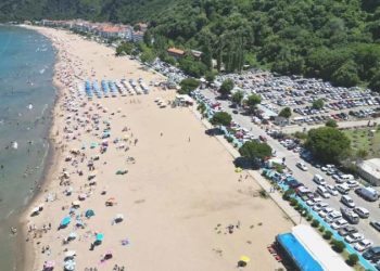 İnkumu bayramın son günü doldu, araç geçişine müsaade verilmedi