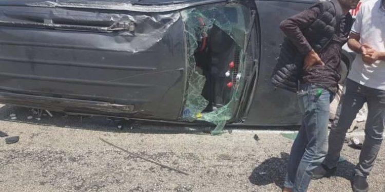 Karşı şeride geçen araç devrildi: 1 çocuk hayatını kaybetti, 6 kişi yaralandı!