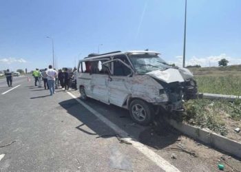 Kayseri’de minibüs ile kamyonet çarpıştı: 1 meyyit, çok sayıda yaralı!