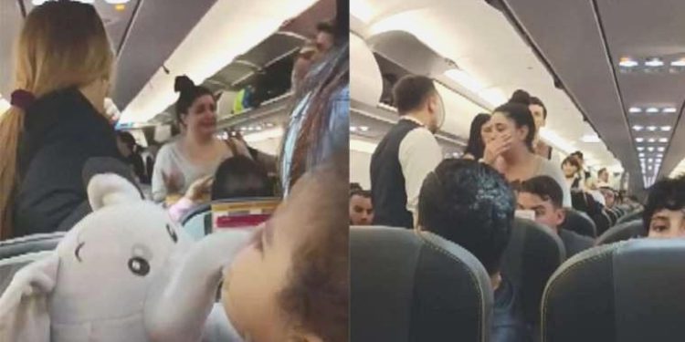 Kazablanka uçağına son anda girmeye çalışan yolcu olay çıkardı