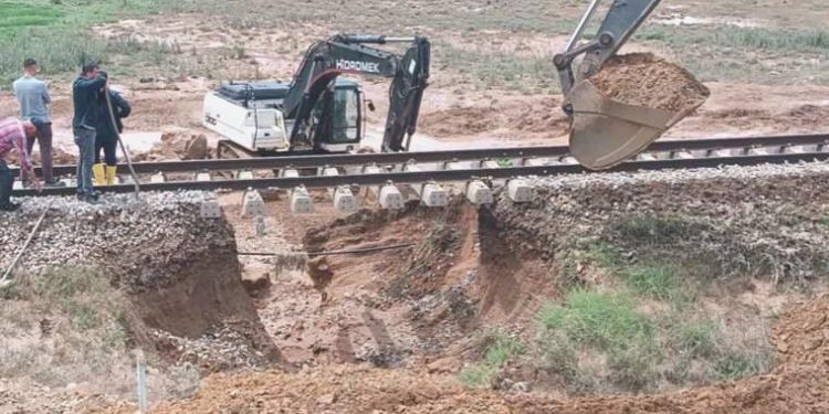 Kırıkkale’de sağanak taşkınlara neden oldu: Doğu Ekspresi sınırı hasar gördü