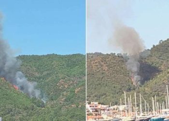 Marmaris’te orman yangını!