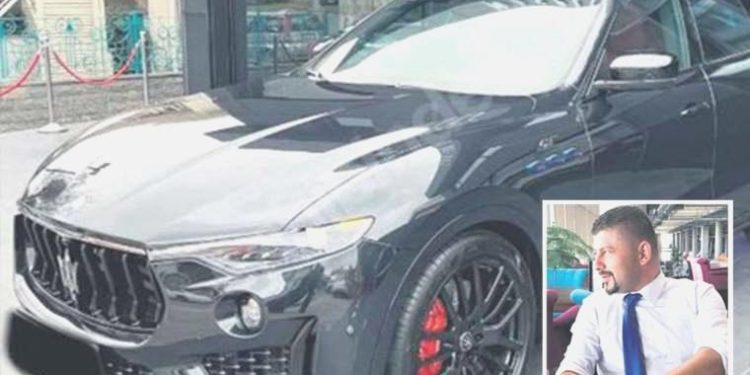 Maserati kullanan polis memuru, avukatı durdurup bacağını kırdı