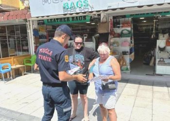 Muğla’da tatile gelen yurttaşlara yangın uyarısı