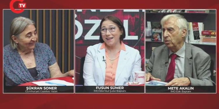 Sarsıntı yeniden zelzele daima deprem! Mete Akalın ve Füsun Sümer Cumhuriyet TV’de