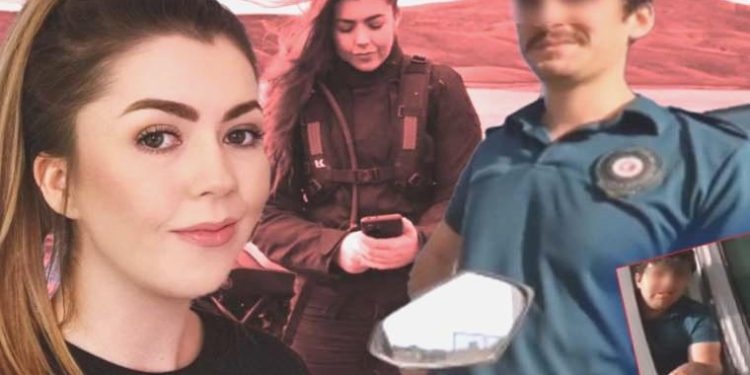 Türkiye hududunu geçmeye çalışan motosikletli bayan turist: Az evvel tacize mi uğradım?