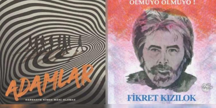 Vitrindeki albümler