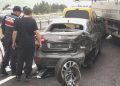 Zincirleme kaza faciası… 4’ü çocuk 10 kişi yaralandı!