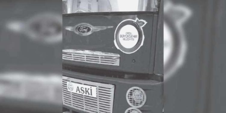 ABB araçlarına Ordu Belediyesi’nin logosu