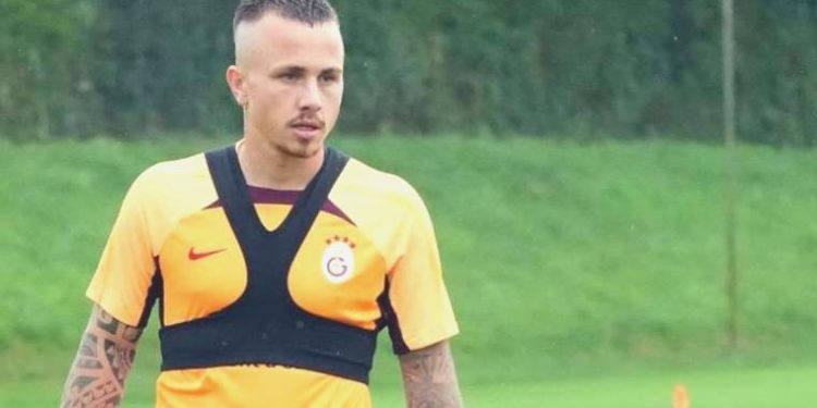 Angelino, Galatasaray ile birinci idmanına çıktı