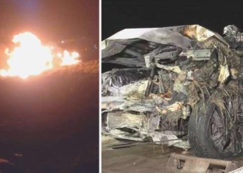 Ankara’da kazaya karışan iki araç alev topuna döndü: 6 yaralı