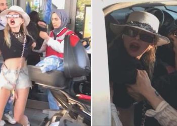 Beyoğlu’nda hareketli dakikalar: Gözaltına alınınca polis merkezini birbirine kattı!