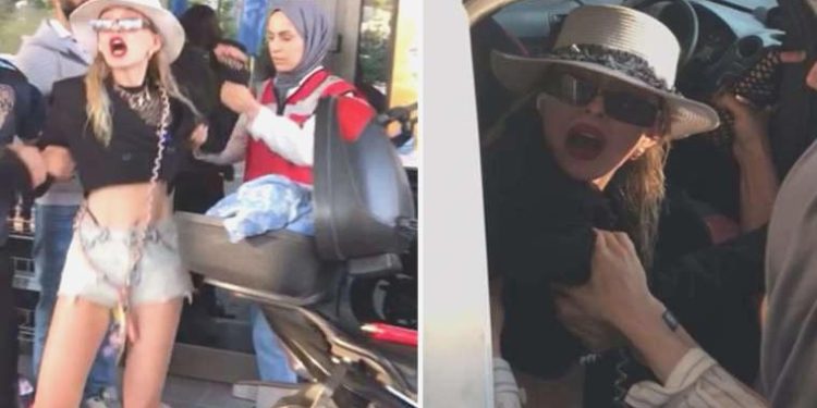 Beyoğlu’nda hareketli dakikalar: Gözaltına alınınca polis merkezini birbirine kattı!