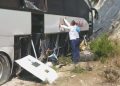 Çanakkale’de yolcu otobüsü şarampole düştü: 5 yaralı