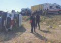Dehşetli kaza… Yolcu minibüsü ile kamyon çarpıştı: 12 yaralı!