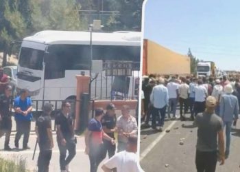 Elektrik kesintilerine karşı yol kapatma aksiyonu yapan 17 çiftçi adliyeye sevk edildi