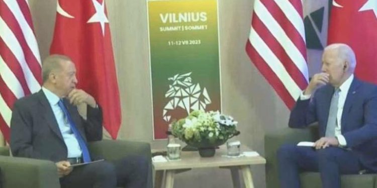 Erdoğan-Biden görüşmesi başladı