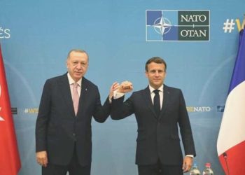Erdoğan, Macron ile görüştü