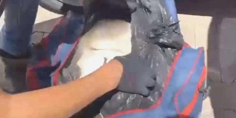 Gaziantep’te durdurulan araçtan valiz valiz uyuşturucu çıktı