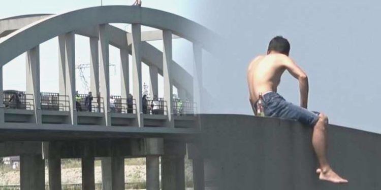Gelin Köprüsü’nde intihar teşebbüsü