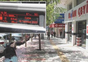 Manisa’da termometreler ’50 dereceyi’ gösterdi