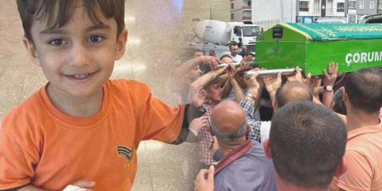 Nefes borusuna yemek kaçan Kerem, son seyahatine uğurlandı