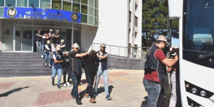 Nevşehir merkezli IŞİD operasyonunda 7 tutuklama