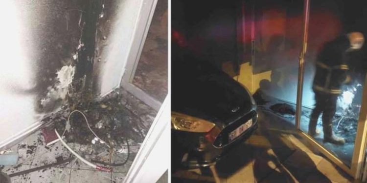 Oto aksesuar dükkanında faciadan dönüldü!