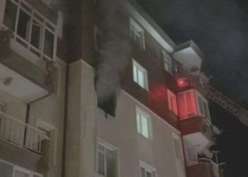 Prizde unutulan şarj aleti yangına neden oldu!