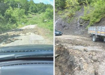 Sağanak yağış hasara yol açtı, süreksiz köprü 5. sefer yıkıldı