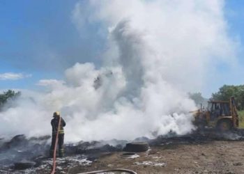 Samsun’da geri dönüşüm fabrikasında yangın!