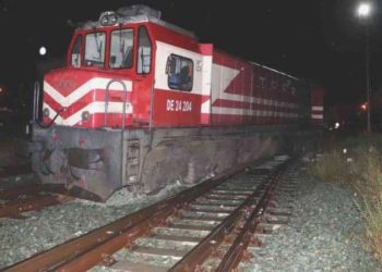 Samsun’da yük treni raydan çıktı