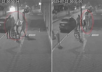 Sokak ortasında 2’si bayan 3 garsonu darbettiler!