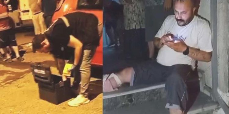 Sultangazi’de enteresan anlar: Bacağından silahla vuruldu, cep telefonuyla oynamaya devam etti