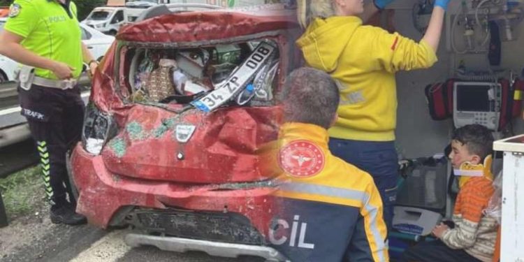 TEM’de 13 araçlık zincirleme kaza… Trafik felç oldu: 5 yaralı