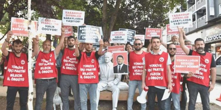 TİP üyelerinden artırım protestosu: ‘Lüks haline geldi!’