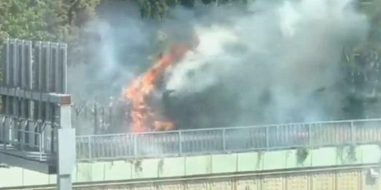 Topkapı Anıt Mezar’da yangın