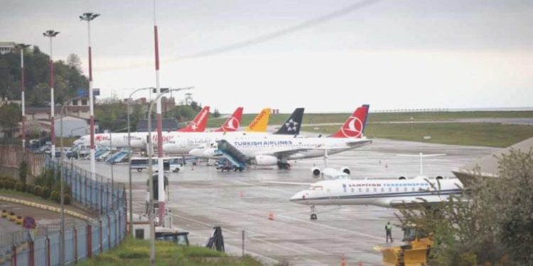 Trabzon Havalimanı pistinde ‘kırmızı kil’ tehlikesi