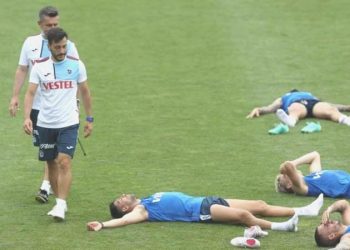 Trabzonspor antrenmanında Nenad Bjelica’dan imtihan cezası