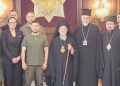 Ukrayna Devlet Lideri Zelenski, Fener Rum Patriği Bartholomeos’u ziyaret etti