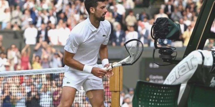 Wimbledon finalinde raketini kıran Novak Djokovic’in cezası belirli oldu!
