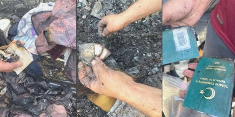 Yangında mesken kullanılamaz hale geldi, yüksek  ölçüde dolar ve Türk Lirası yandı