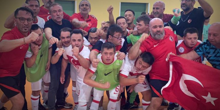 Down Sendromlu Özel Futsal Milli Takımı Avrupa şampiyonu!