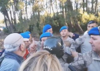 Akbelen’de jandarmadan bölge halkına: ‘Yeter sizden çektiğimiz lan’