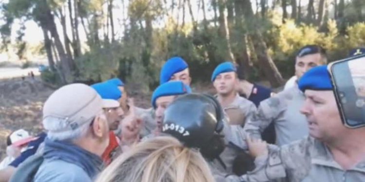 Akbelen’de jandarmadan bölge halkına: ‘Yeter sizden çektiğimiz lan’