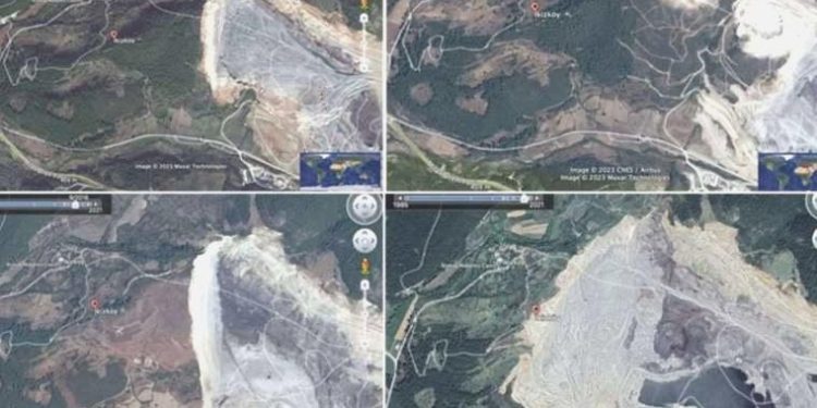 Akbelen’deki ağaç katliamının uydu imajları ortaya çıktı!