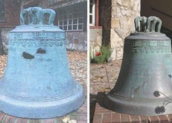Almanya’da 500 kiloluk tarihi çan çalındı
